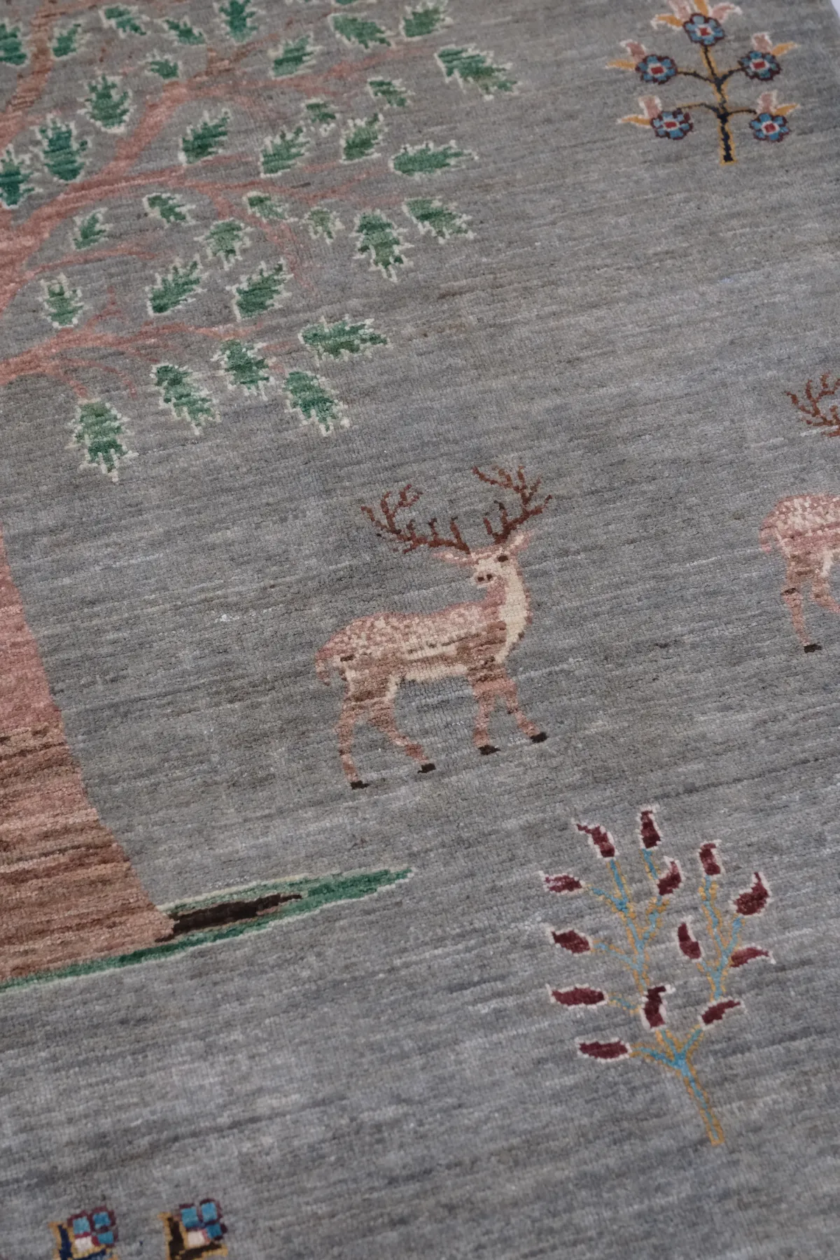 Afgan Halı   %100 Saf Yün   2.06x1.44=2.96m2  35x40 ilmek