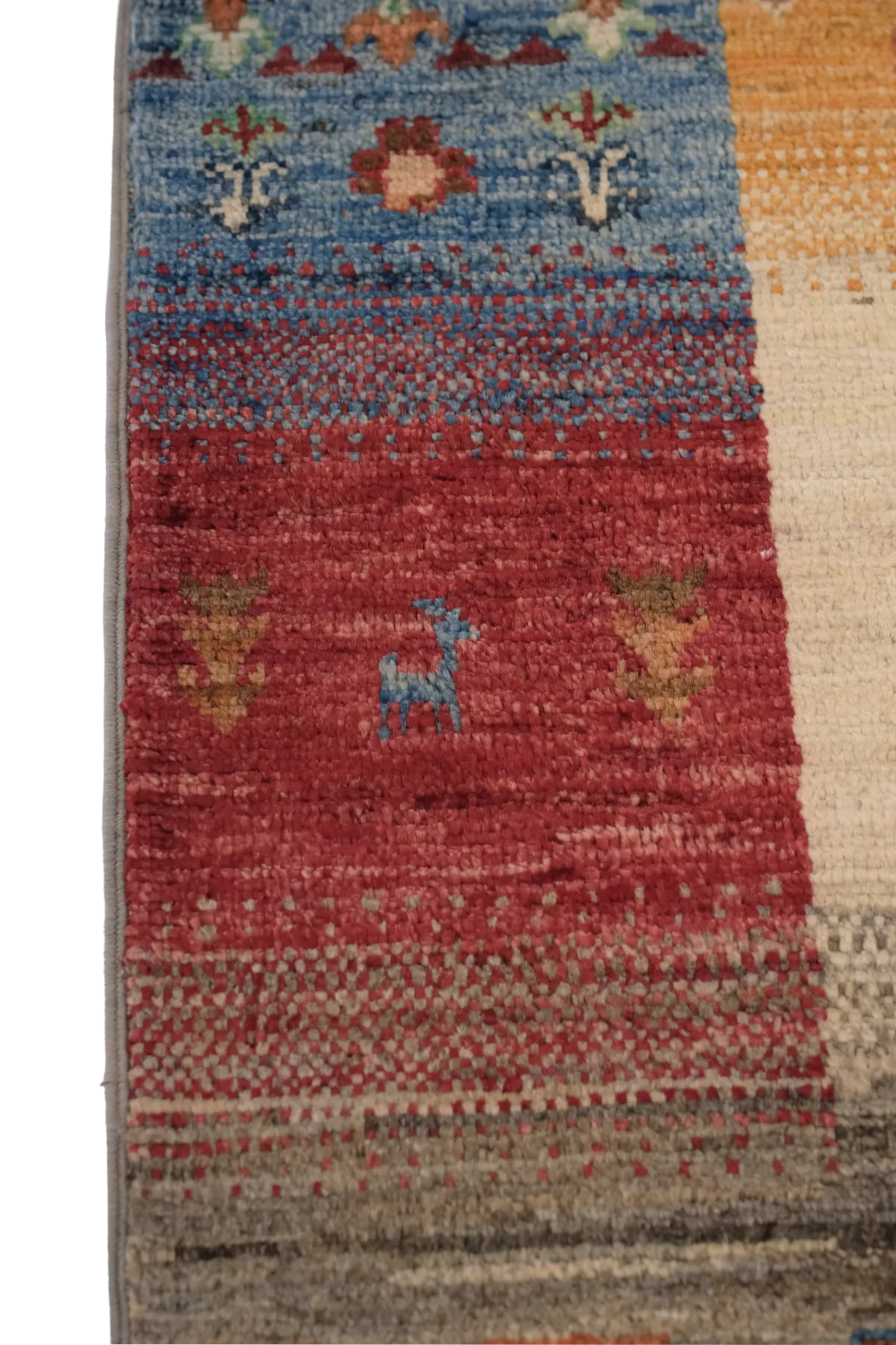 Afgan Halı  %100 Saf Yün  2.01x.1.53= 3.07m2  35x40 ilmek