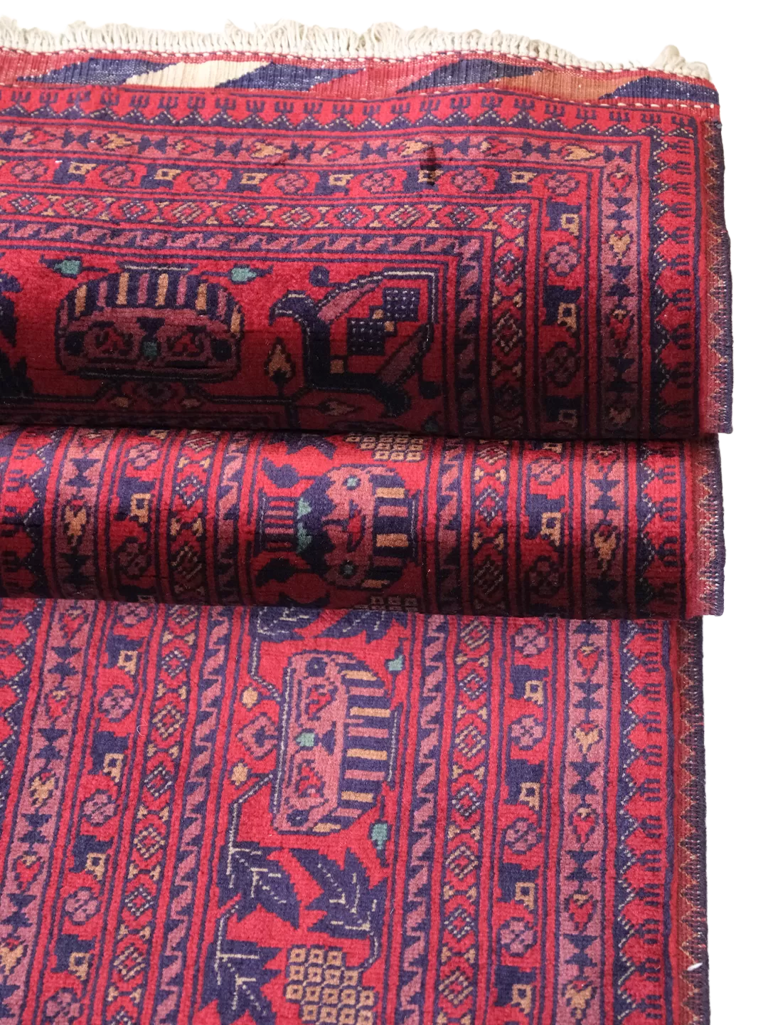 Afgan Halı   %100 Saf Yün   2.95× 2.01 =5.92m2  50x50 ilmek