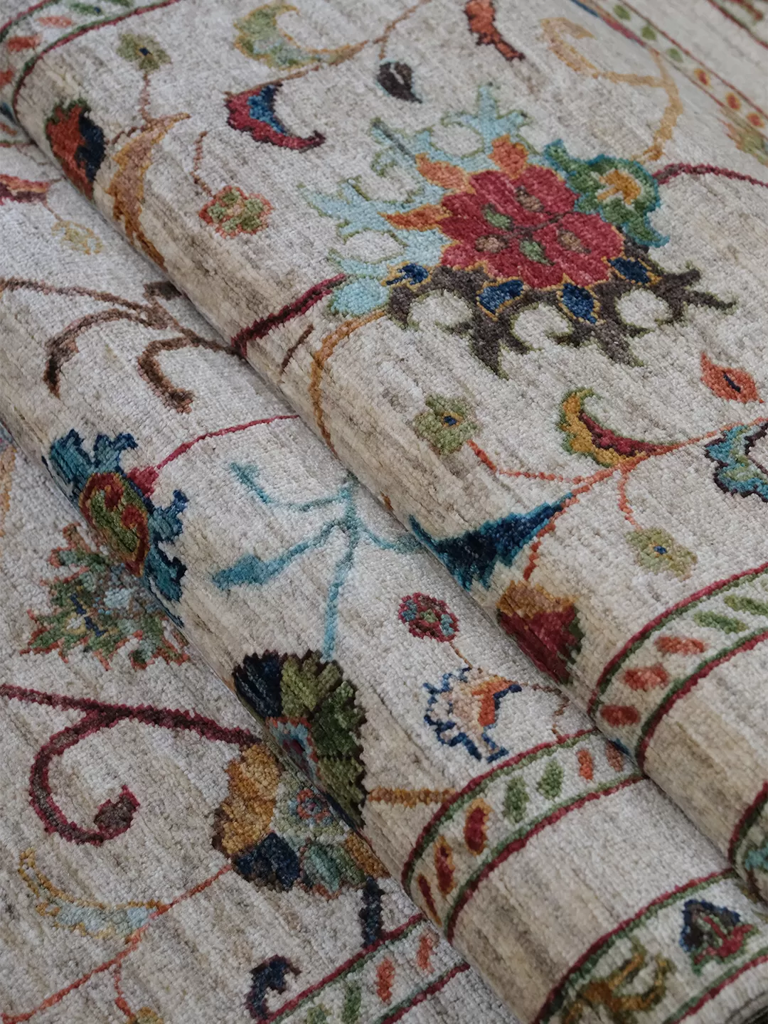 Afgan El Dokuma Yolluk   %100 Saf Yün   2.59× 2.113 =2.36 m2