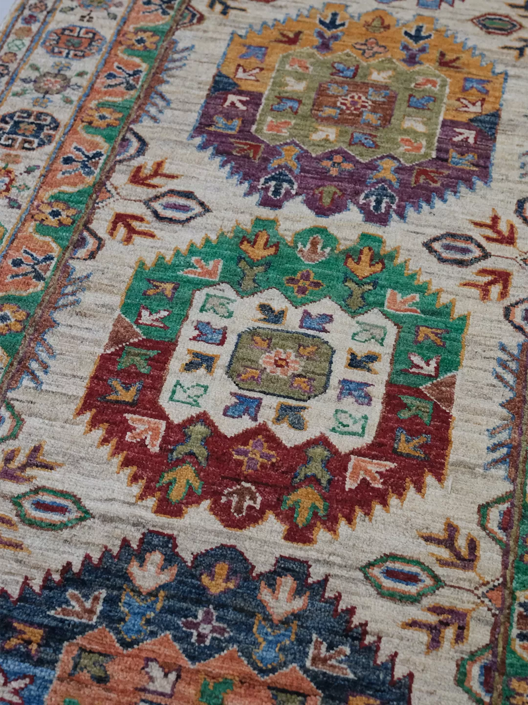 Afgan El Dokuma Yolluk   %100 Saf Yün   3.00× 0.83 =2.49 m2