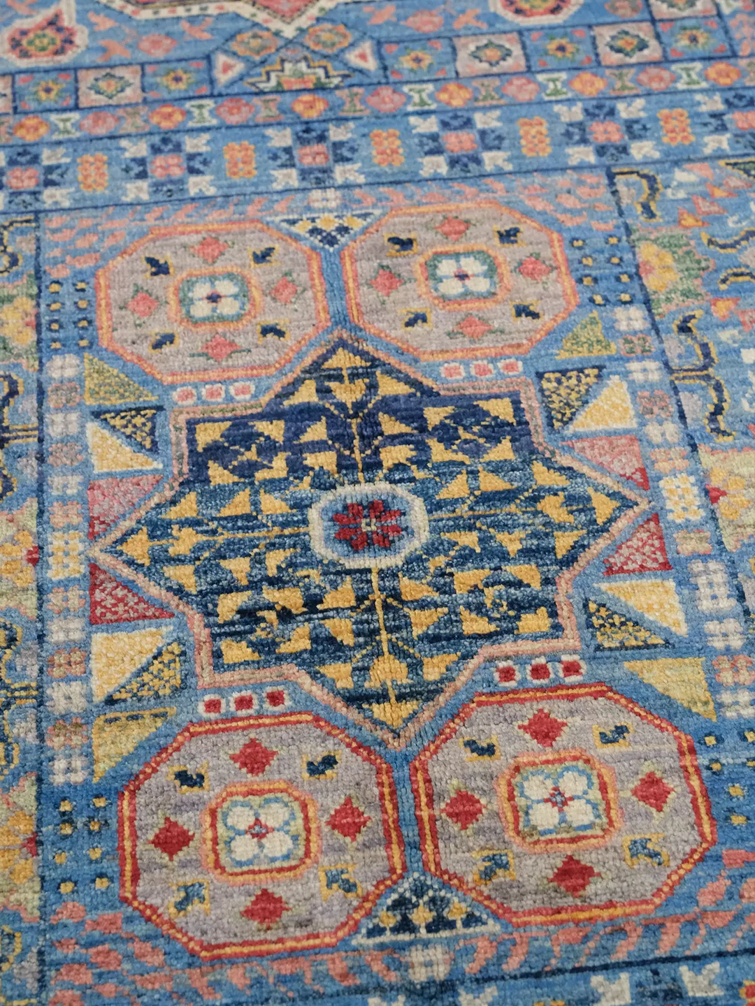 Afgan El Dokuma Yolluk   %100 Saf Yün   2.89× 0.86 =2.48 m2