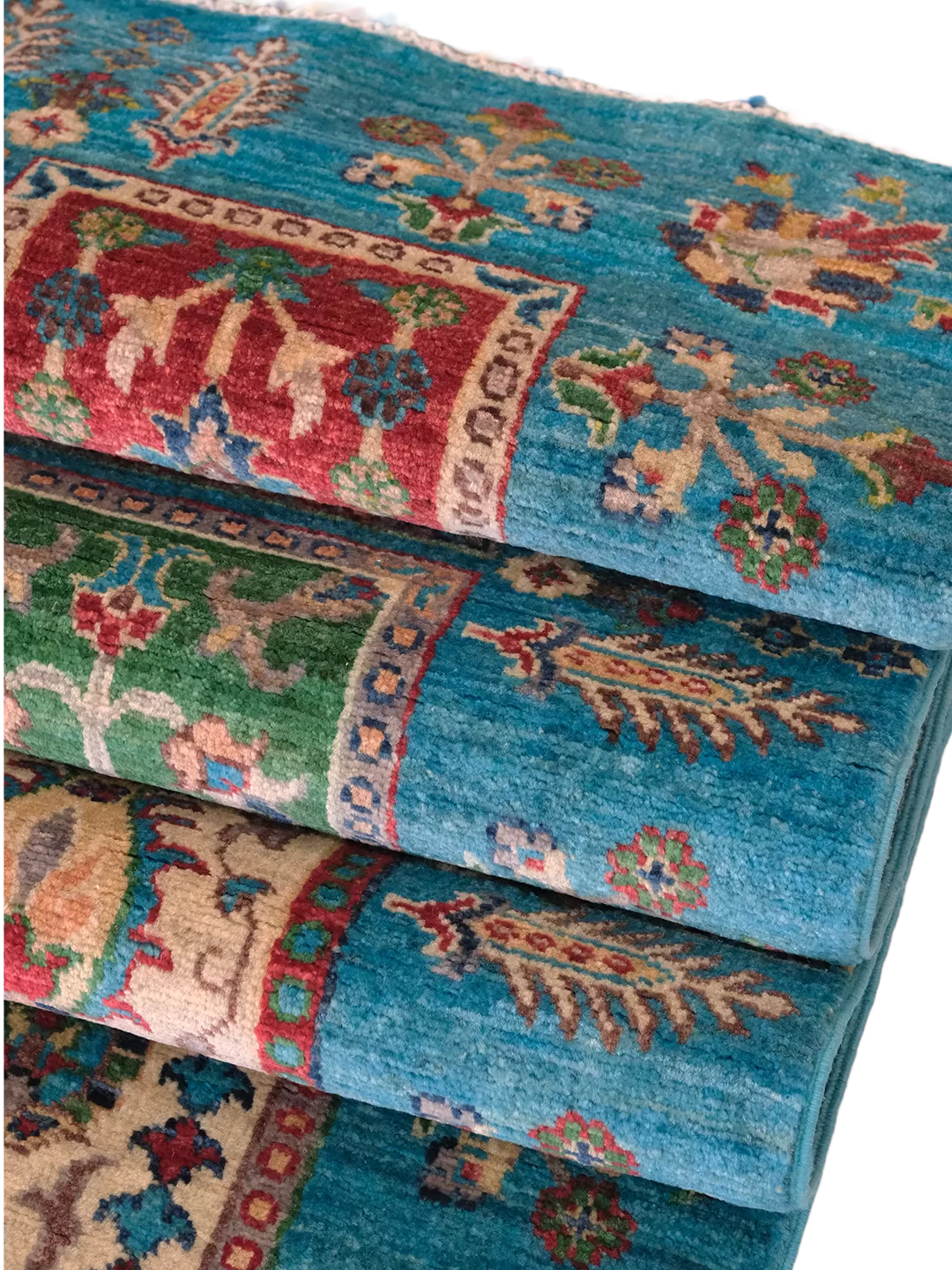 Afgan El Dokuma Yolluk   %100 Saf Yün   1.75× 1.18 =2.07 m2