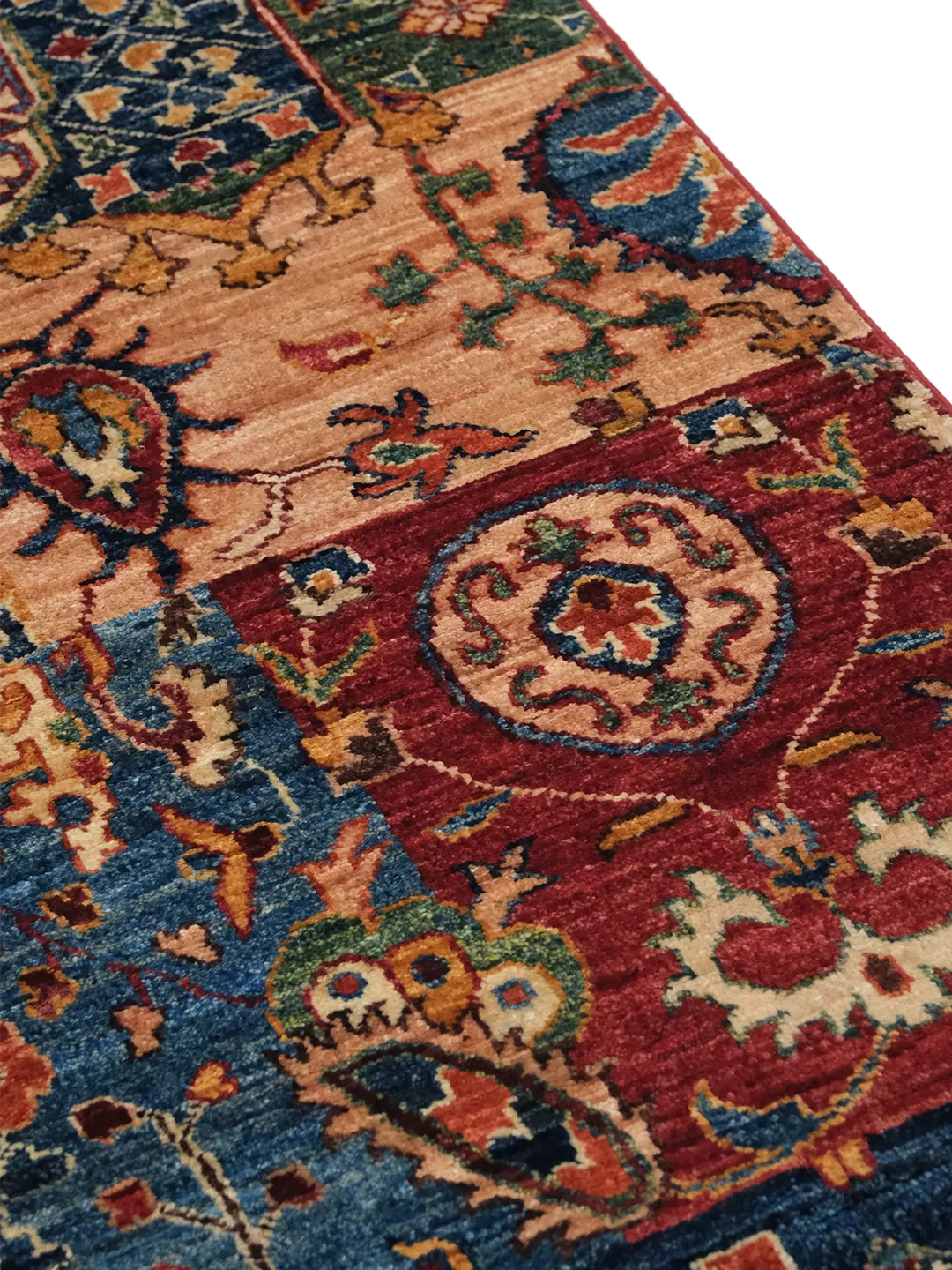 Afgan El Dokuma Yolluk   %100 Saf Yün   3.03× 0.75 =2.27 m2