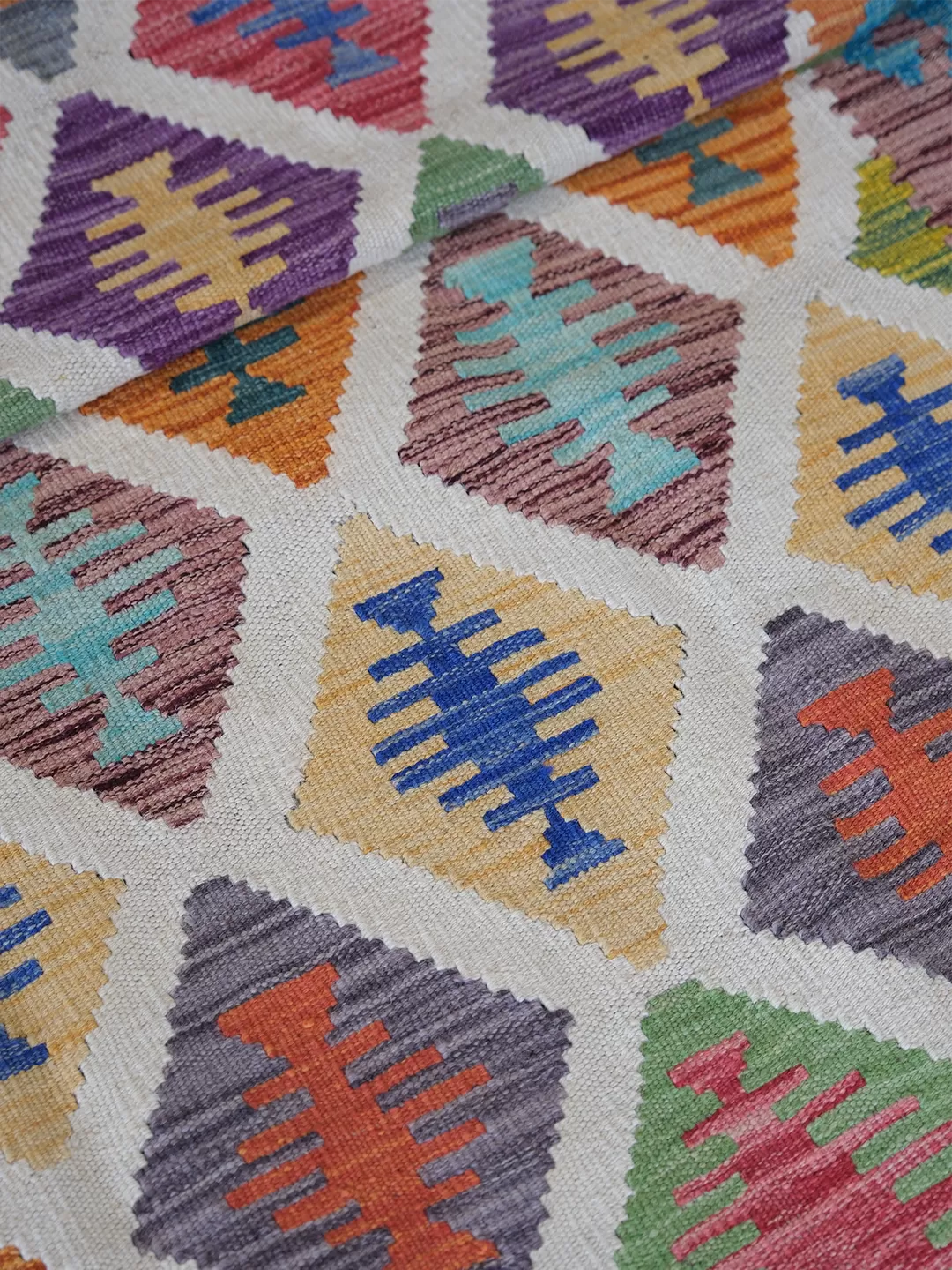 Afgan El Dokuma Maimana Kilim   %100 Saf Yün   2.91x0.80=2.32m2