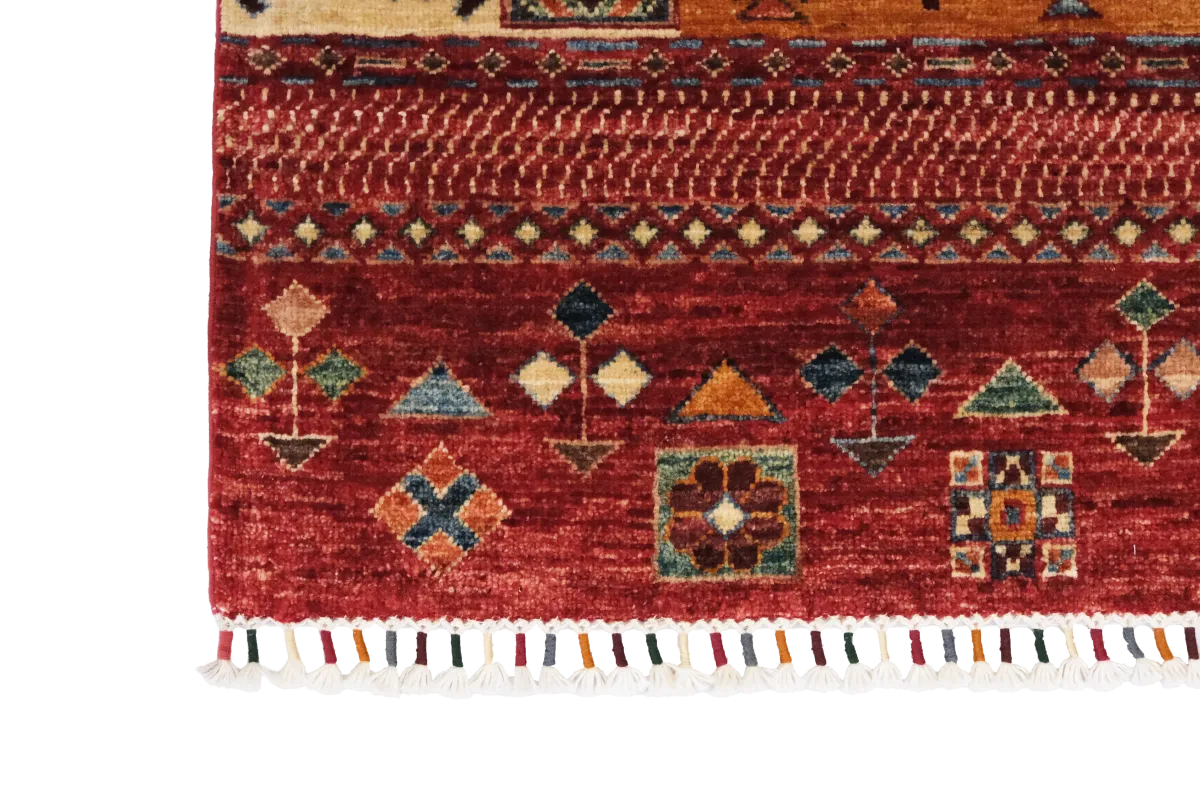 Afgan Halı  %100 Saf Yün  2.34x.1.74= 4.07m2  35x40 ilmek