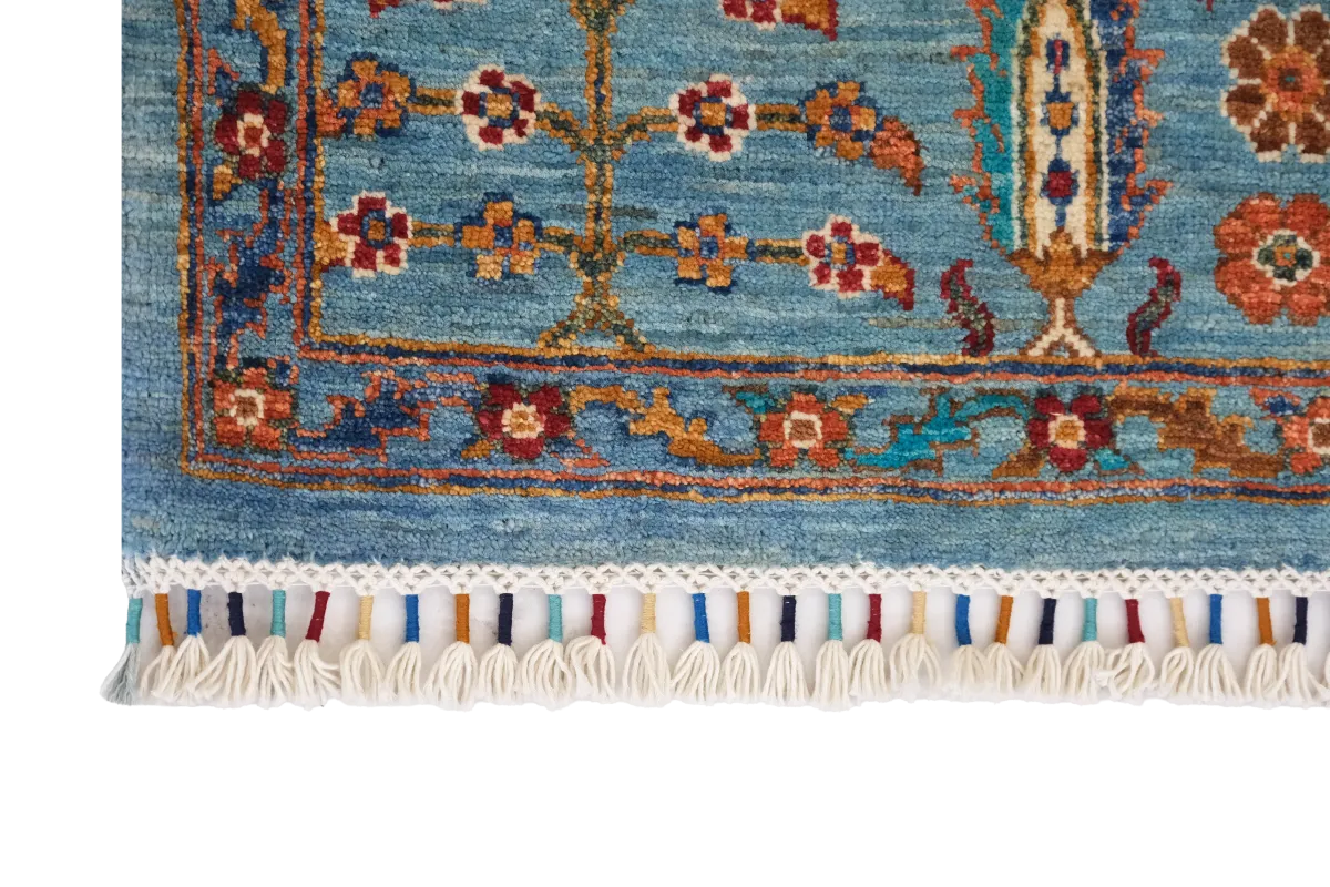 Afgan Halı  %100 Saf Yün  2.40x.1.71= 4.10m2  35x40 ilmek