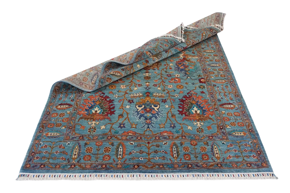 Afgan Halı  %100 Saf Yün  2.40x.1.71= 4.10m2  35x40 ilmek