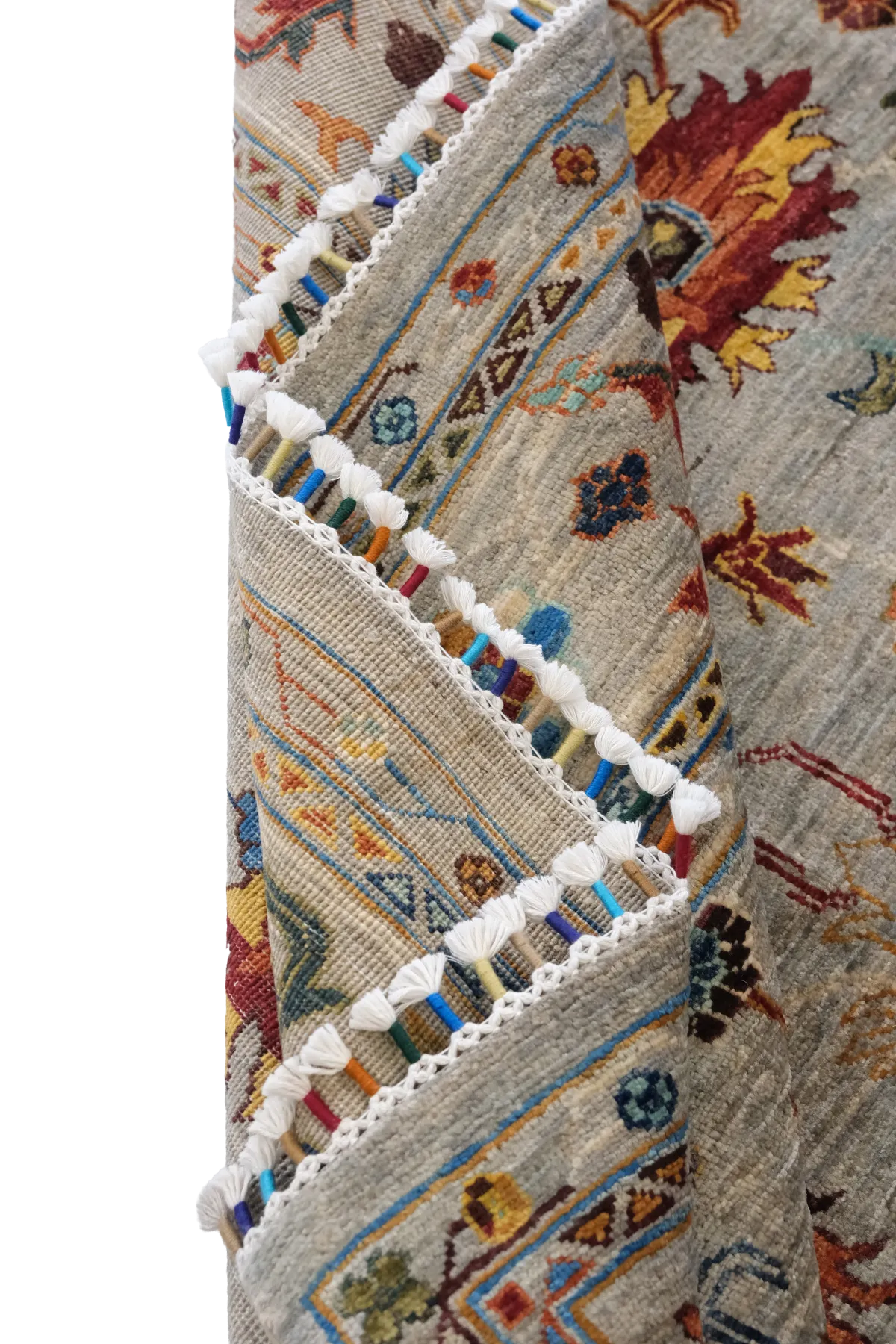 Afgan Halı  %100 Saf Yün  2.40x.1.75= 4.20m2  35x40 ilmek